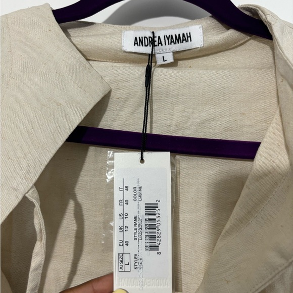 Andrea Iyamah Lino Body Suit and Corset Skirt - Picture 7 of 8